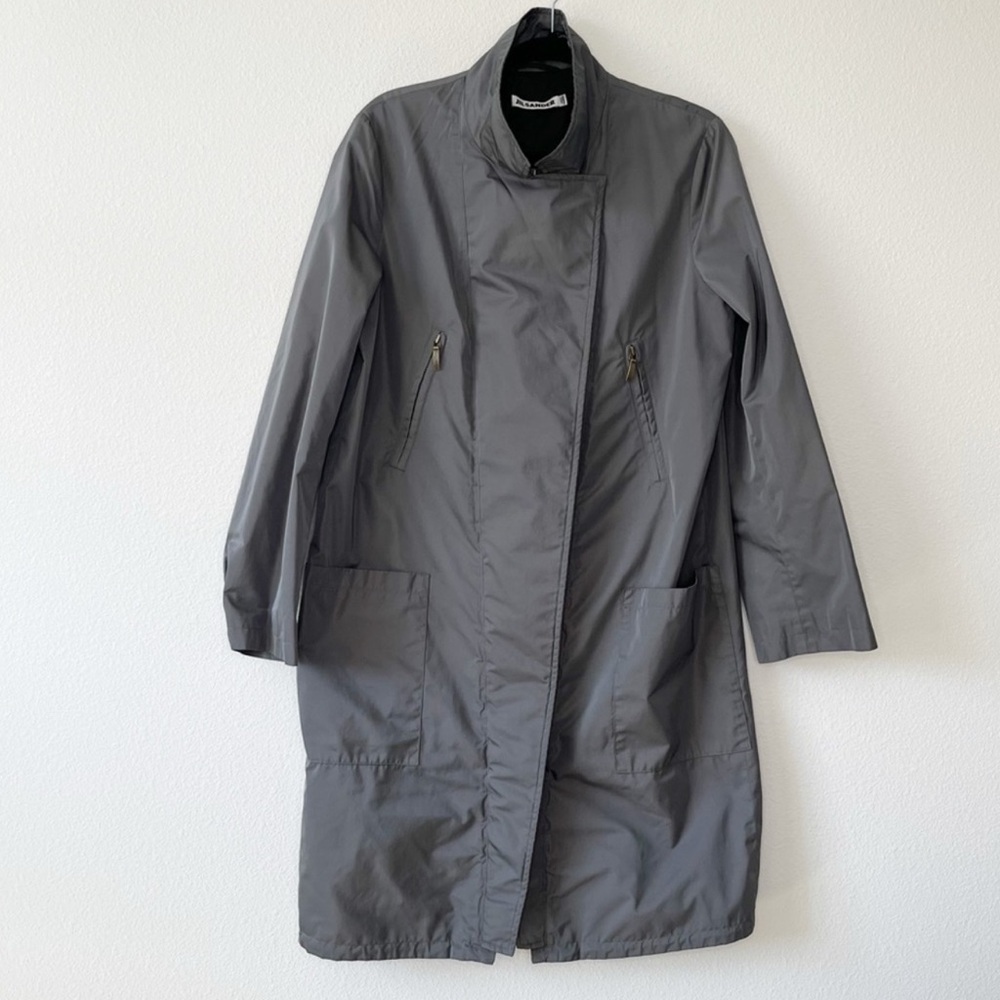 JIL SANDER Long Coat Jacket Size 40
